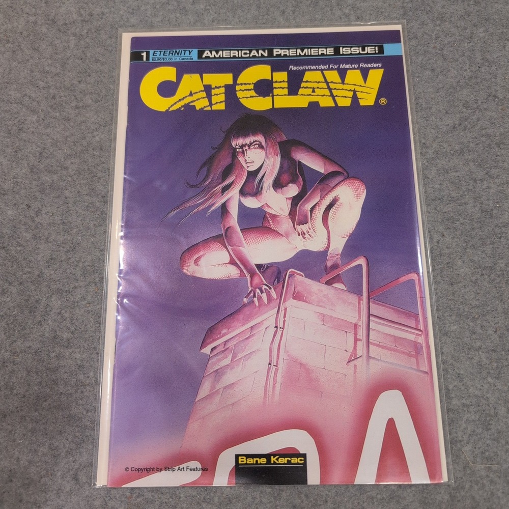 Cat Claw 1 Eternity Comics American Premiere Issue 1989 Bane Kerac VG+ - Picture 1 of 1